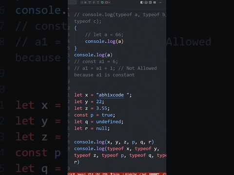 Day 15: Mastering JavaScript Variables, Data Types & Objects | 300 Days of Web Development