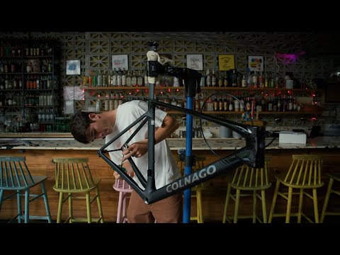 building bikes & pizza | Colnago V5Rs