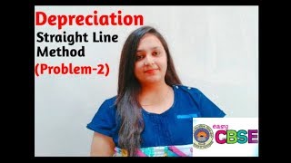 Straight Line Method Of Depreciation|(Problem-2)