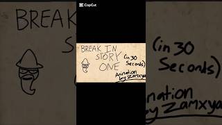 Break In Story in 30 seconds #roblox #breakinstory #robloxbreakin #animation #funny