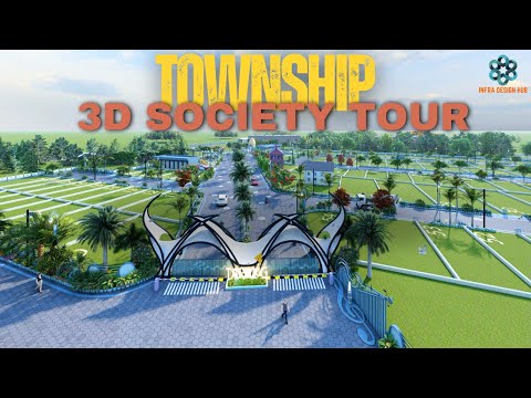 Township Walkthrough | Township in Jaipur | 3d Walkthrough Animation | Architecture | InfraDesignHub