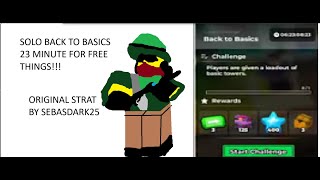Solo Back to basics challenge TDS 23 min on sky islands.