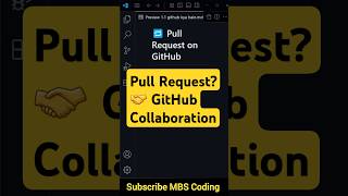 What is a Pull Request? 🤝 GitHub Collaboration in 60 Seconds! | #webdev #83 | #shorts #github #git
