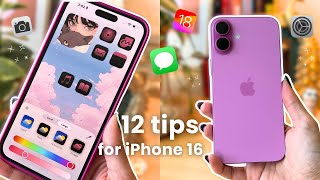 12 iOS 18 tips for your iPhone 16 🌼 customization, hidden features, tips & tricks