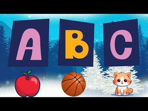 A-Z Phonics | A for Apple, B for Ball, C for Cat | Toddler Learning songs