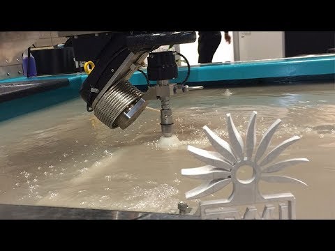 Fast Extreme Water Jet Cutter Machine Working, Modern Technology Waterjet Cutting Compilation