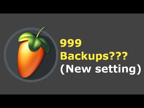 FL Studio 20 Backups: Autosaving 999 backups (20.1.2 Update)