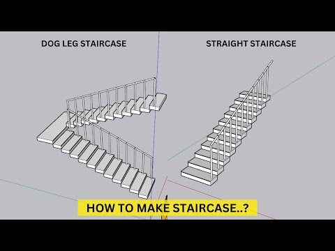How to make a staircase in Sketchup..?