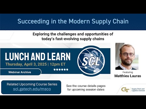 Succeeding in the Modern Supply Chain