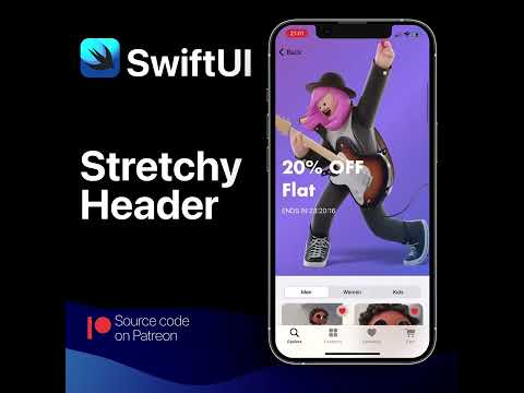 SwiftUI - Stretchy header