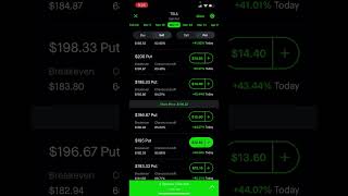 Call Option Skew- Tesla Example