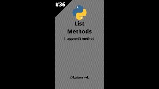 append method list | python append | append method in python | #shorts_video