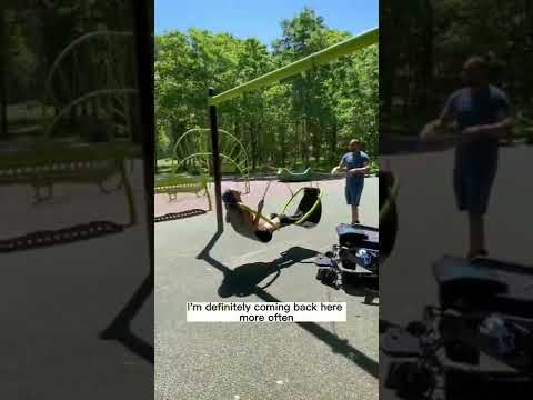 We Found an Accessible Playground! #inclusive #AccessibleRecreation #WheelchairPlayground