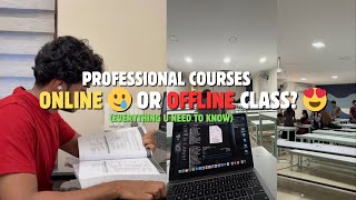 Online 💻vs Offline Classes 🏫📚 – My Honest Experience | ACCA , MALAYALAM | #szdh #fypage #acca 