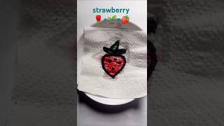 easy strawberry drawing #funny #art #craft #diydrawing #diy #drawing #painting #easydrawing