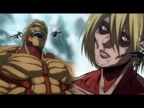 Reiner and Annie vs Yeagerists Full Fight [4K] | Attack On Titan