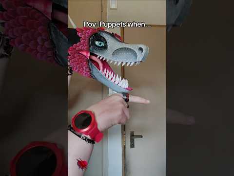 Bald 👩‍🦲 #ScarOfLove #dragon #puppet #funny #joke #pov #silly #dragonpuppet #bald