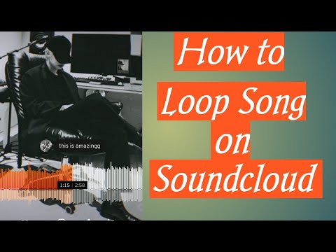 How to loop song on Soundcloud App