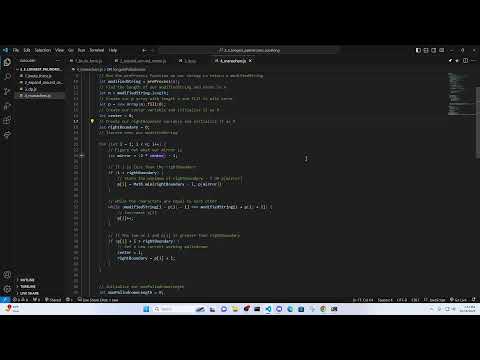 Solving Longest Palindromic Substring with Manacher's Algorithm | Intermediate Algorithm Training