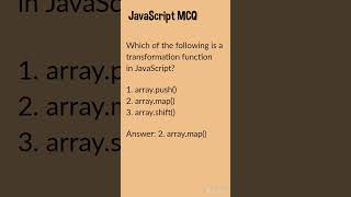 JavaScript easy question  |   JavaScript MCQ