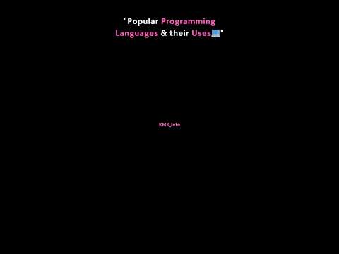 Popular programming languages SHOCKING Differences You Need to Know  #coding #ai #programming #code