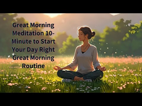 Great Morning Meditation 10-Minute to Start Your Day Right Great Morning Routine #greatmeditation