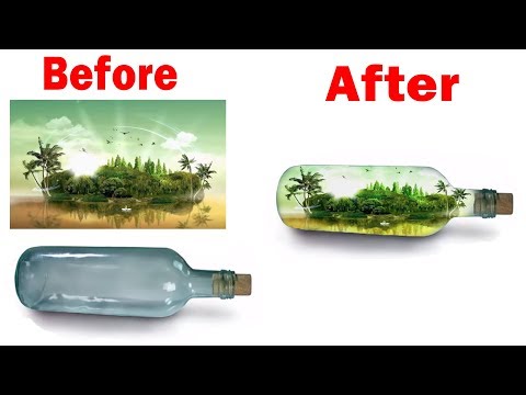 The Bottle - Photoshop cc Manipulation Tutorial 2019