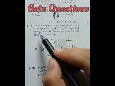 Gate questions IISc banglore #crackgateexam #electrical #electronicsengineering