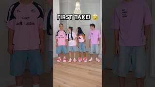 FIRST TAKE! 🤣😩 - #shorts
