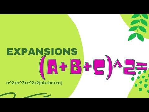 Expansion of the type (a+b+c)^2