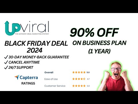 UpViral Black Friday Deals 90% Off (Business Plan) #leadgeneration