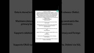 RDBMS Explained: Definition, Characteristics, and Key Components