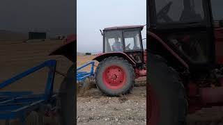 🌿Web3Eco - The process of operating tractor with a chisel on plot of 30 hectares, preparing land