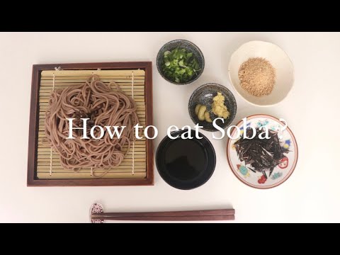 How to eat Soba? Japanese Traditional Food