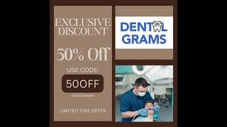 Dental Grams Sitewide Code! #DentalStyle #ToothLove #SmileMore #DentalGrams #FunAccessories #shopnow
