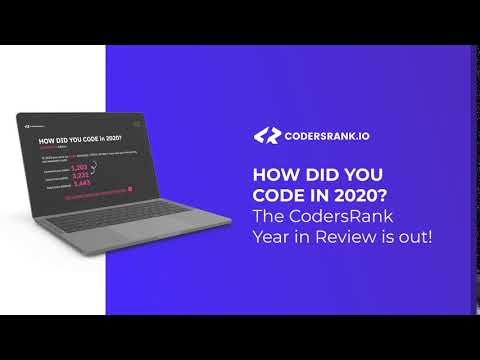 CodersRank Year In Review 2020