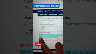 Scopus #17 free and fast publishing journal #gomstechtalks #scopus #research #phd #unpaid #fast