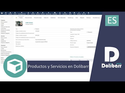 Tutorial 5 - ES - Productos y Servicios con Dolibarr ERP CRM