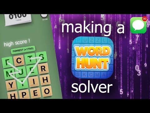 Hacking the GamePigeon Wordhunt Game To Win Every Time