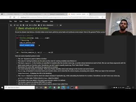 #11. Core Python - Module 5 - Functions, Lambdas, Arguments, Return values
