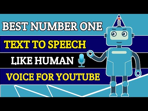 One of the Best Text To Speech Software For YouTube Videos | Like Real Human Voice Text To Speech