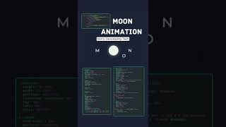🌙 Moon Animation Style 2025! 💻✨ | Stunning Animation Effect in 60 Seconds