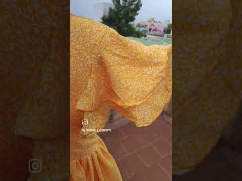 saree convert to gown 💛✨.                                      #shorts #affordablefashion #dress