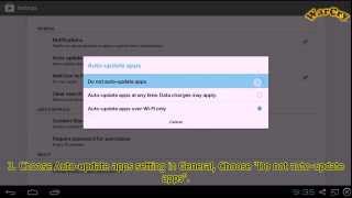 [Android] How to disable auto-update apps in Android / BlueStacks