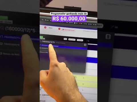 Tem programador ganhando mais de 60K #programador #desenvolvedor #javascript #python #programadorweb