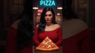 One Bite Pizza Challenge… Will I Survive? 😂🍕 #FoodChallenge #Foodie #Mukbang #Eating #FoodShorts