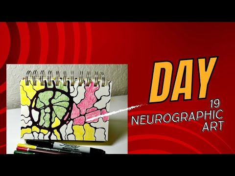 Neurographic Art. Removing limitations algorithm, Day 19.