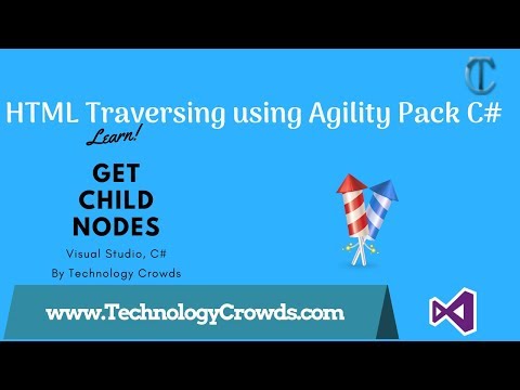 Learn HAP: HTML Traversing (Child Nodes) using Agility Pack C# | Web Scraping | Data Extraction