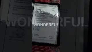 VIEH Group Cybersecurity internship Certificate unboxing by a intern
