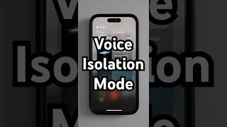 iPhone Voice Isolation Mode #iphonetips